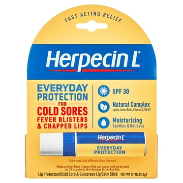 Herpecin L 30 Lip Protectant/Cold Sore & Sunscreen Lip Balm Stick, 0.1 oz