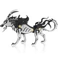 thumbnail image 1 of Puzzle 3D de metal FILASLFT Wolf King Black para adultos, 1 of 8