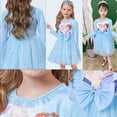 thumbnail image 7 of Greggl Girls Elsa Princess Dress Long Sleeve Toddler Kids Cospaly Tutu Birthday Halloween Christmas Party Clothes, 7 of 7