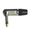 thumbnail image 4 of 10* 1/4 in 6.35mm Jack Plugs Guitar Cable End Connectors Right Angle Mono Plug, 4 of 26