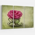 thumbnail image 3 of Design Art - Red Rose in Cup and Saucer, 3 of 3