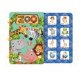 thumbnail image 5 of Vogacara Niños silencioso ocupado libro portátil a prueba de aceite impermeable esclarecedor preescolar pegatina juguete Navidad vacaciones regalo Animal 2piezas Vogacara CBP297456, 5 of 5
