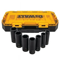 DEWALT DWMT74736 7 Piece 1/2" Drive Deep Impact Socket Set