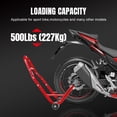 thumbnail image 3 of Soporte para moto Jack Boss delantero y trasero con capacidad de 500 kg, 3 of 7