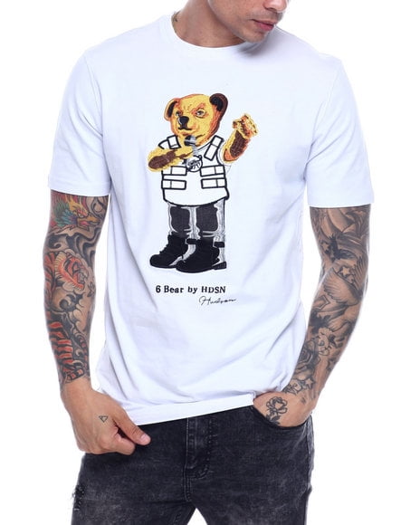 Hudson - Hudson Outwear Men's 6 Bear T-Shirt White h1052535-wht - Walmart.com - Walmart.com