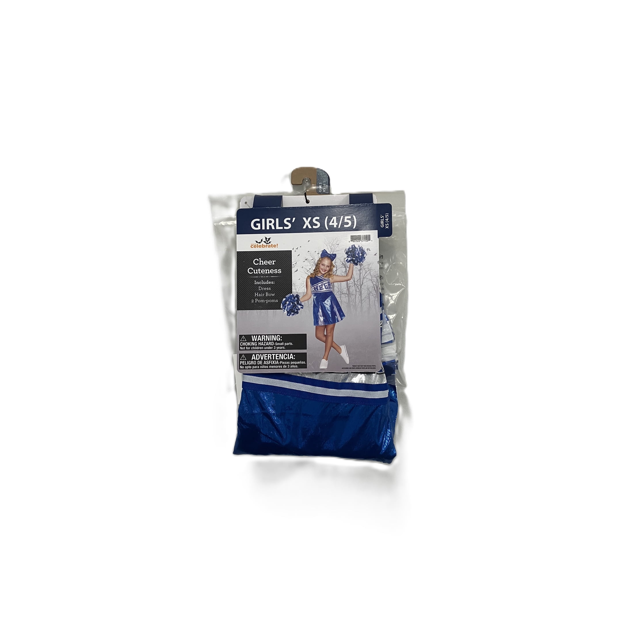 Cheer Cuteness Halloween Costume for Children, Girls' Size XS (4/5), by Way to Celebrate
