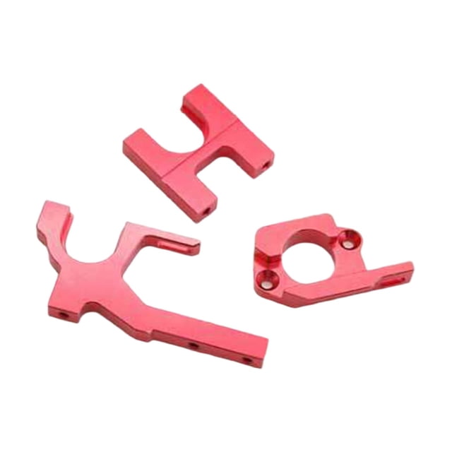 Actualización del soporte de montaje de fijación del motor RC apto para WLtoys 104001 4WD de alta Modelo Accesorios rojo Sunnimix Soporte de montaje RC