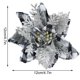 thumbnail image 4 of 1 paquete de cuadros blancos y negros modelo flores artificiales navideñas cuadros navideños flores navideñas bricolaje árbol de Navidad decoración de ratán accesorios de ANGGREK Otros, 4 of 8