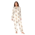 thumbnail image 4 of Adult Onesie Monkey Zipper One-Piece Pajamas Unisex with Pockets, 4 of 6