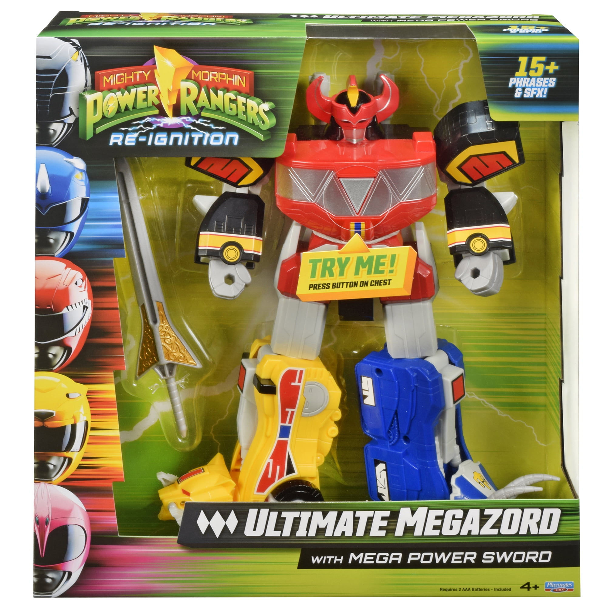 Mighty Morphin Power Rangers: Re-Ignition - Ultimate Megazord Electronic Figure for kids 4+ by Playmates Toys