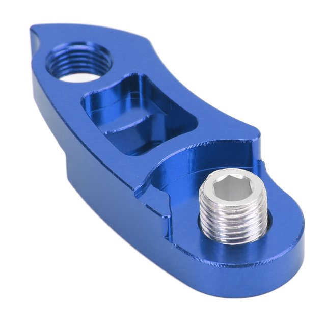 Bike Rear Derailleur Hanger, Aluminum Alloy CNC Precise Machining Stable Performance Bike Tail Hook Extension Extender For Most Tail Hooks Blue