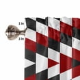 thumbnail image 5 of Red Aztec Kitchen Valances for Windows 60x18 Inch Kitchen Curtains Valances Rod Pocket Black White Southwest Vintage Abstract Geometric Bathroom Window Valances for Window Treatment Decor, 5 of 6