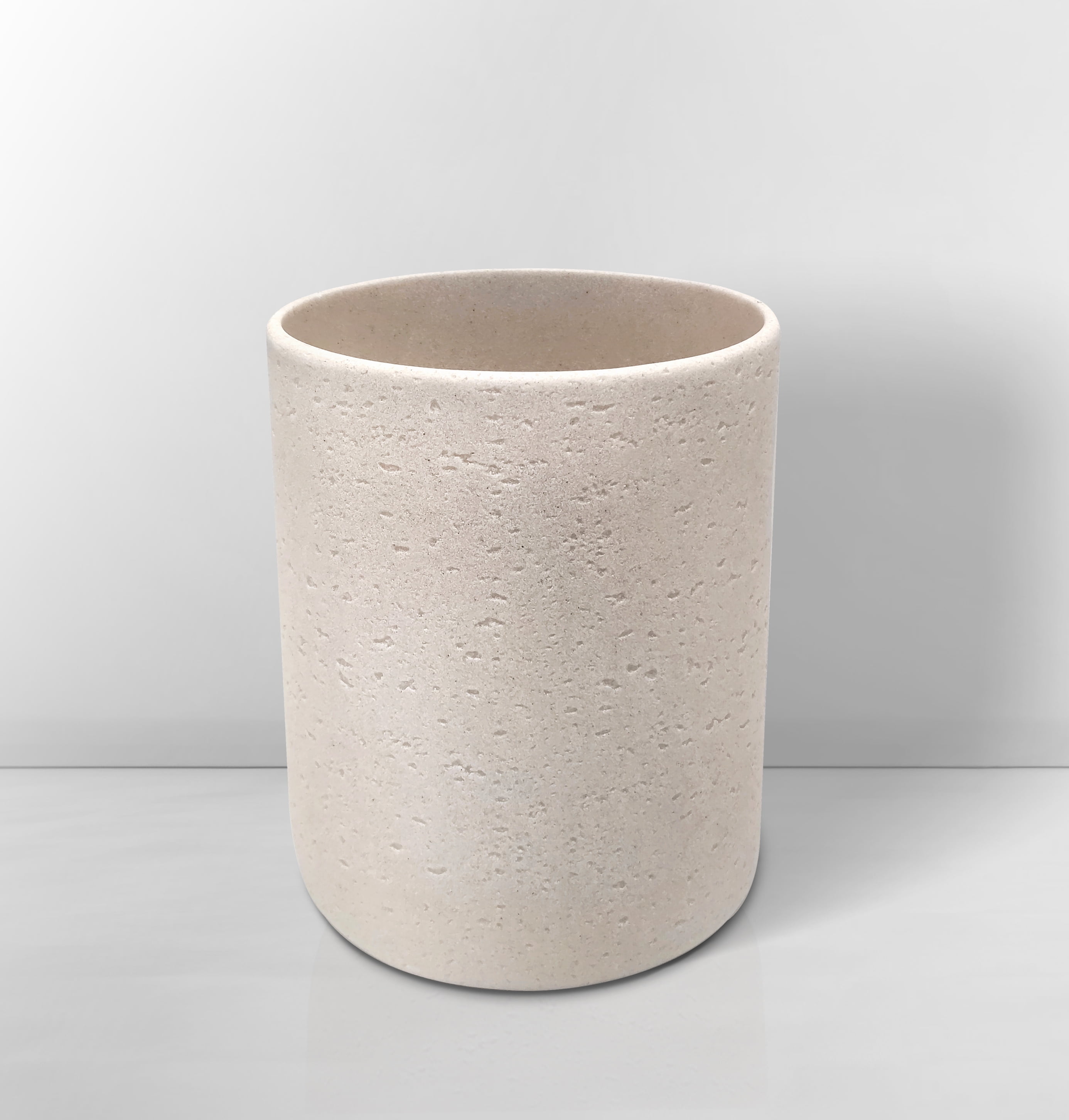 Better Homes & Gardens Faux Stone Bathroom Trash Can
