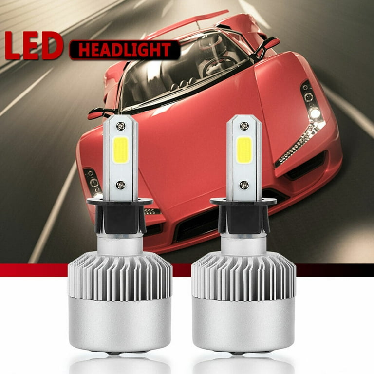 H3 LED Fog Light Bulbs Kit Hi/Low Beam Upgrade Headlight 110W 8000LM 6000K  White