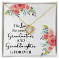 thumbnail image 3 of The Love Between a Grandmother and Granddaughter Infinity Knot Necklace, 3 of 17