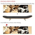thumbnail image 2 of Spotted Dog Emery Skateboard Grip Tape Stickers Pack of 2 | Premium PVC Backing | 8.8x32.6in/22.4x83cm Size | Durable Skateboard Stickers, 2 of 5