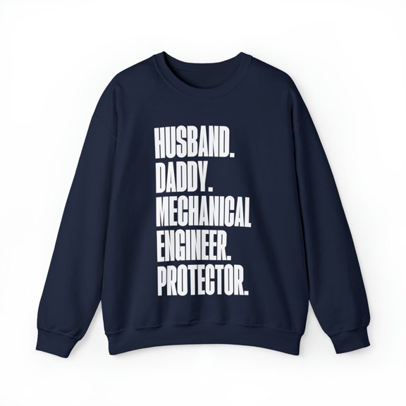 Mechanical engineer Dad Fathers Day Birthday Sweatshirt, Gifts, Crewneck