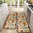 thumbnail image 4 of Kitchen Rugs Sets Of 2,Colorful Mushroom Flower Light Pattern Anti Fatigue Kitchen Mat Rugs Non Slip Washable,Decorative Kitchen Floor Mats for Kitchen,Sink,Laundry,17"x47"+17"x47", 4 of 5