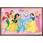 Disney Princess - Gowns Wall Poster, 14.725" x 22.375", Framed
