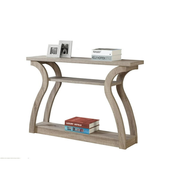Monarch Specialties Accent Table, Console, Entryway, Narrow, Sofa, Living Room, Bedroom, Laminate, Brown, Contemporary, Modern