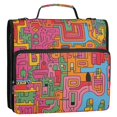 thumbnail image 5 of FORMRS Zipper Binder with Shoulder Strap 2-inch Ring 500 Sheet Capacity File Bag, Art City, 5 of 5