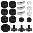 thumbnail image 1 of 18pcs/set Cymbal Felt Pad Anti-scratch Improve Sound Compact Cymbal Stand Felts Drum Pads Washers Sleeves Set Replacement Accessories, 1 of 5