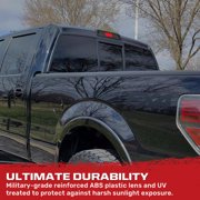 RECON - Fits 2009-2014 F150 Smoked Black LED 3rd Brake Light Kit with White Cargo Lights in Smoked Lens