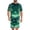 Green, variant on Dwelliawo Men's Pajama Short Sleeve Set Halloween Bat Matching Sleepwear Sleep Crew Neck Lounge Set with Pocket Red L