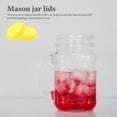 thumbnail image 4 of 10pcs Mason Jar Lid Large Mouth Mason Jar Covers Food Storage Caps Canning Jar Lids Storage Caps, 4 of 5