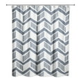 thumbnail image 2 of Creative Products Slate Chevron 71 x 74 Shower Curtain, 2 of 2