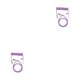 thumbnail image 1 of Inteprter Cable de teclado Teclado para juegos Cables de conexión Cables de aviación USB Conector Parte Accesorio de computadora Reemplazo Violeta 2Conjunto, 1 of 6