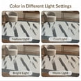 thumbnail image 6 of ODIKA Zebra Contemporary Print Abstract Stripe Inspired Wallpaper Blanket for Dorm Room, Small Living Apartment, Stain Resistant Low Profile, 6 of 6