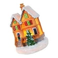 thumbnail image 1 of tredstone Christmas Scene Village Figurine Collection for Table Sill Decoration Coral, 1 of 8