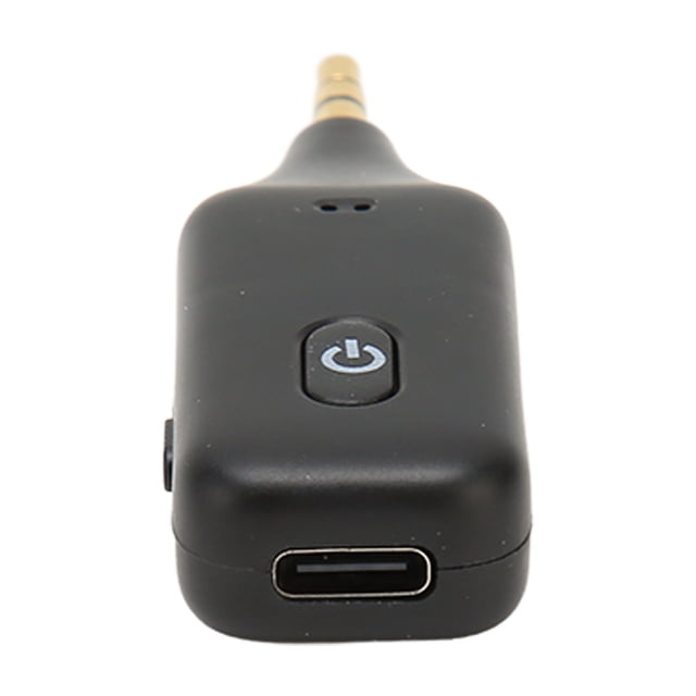 Adaptador Inalámbrico de 3.5 mm, Transmisor de Receptor de Micrófono Incorporado.