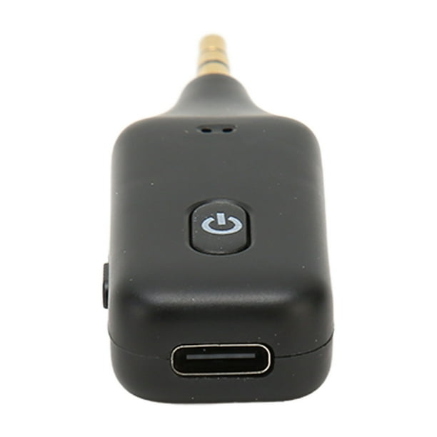 Adaptador Inalámbrico de 3.5 mm, Transmisor de Receptor de Micrófono Incorporado.