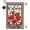 Red Rose, variant on diyeu Spring Summer Geranium Welcome Garden Flag Double Sided Summer Bee Red Floral Buffalo Plaid Small Burlap Yard Flag House Seasonal Farmhouse Outside Outdoor Decoration 12.5 x 18 Inch