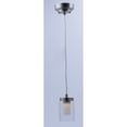 thumbnail image 3 of Maxim Lighting Mod - 4" 8W 1 LED Mini Pendant, Satin Nickel Finish with Clear/Frosted Glass, 3 of 3