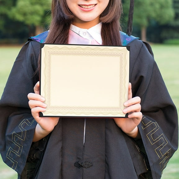 GOOHOCHY Blank Certificate Paper for Printing Beige Color Great for Home Use Award Ceremonies 8 5 x 11 inches