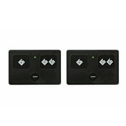 Ghost Controls TDS2XP Heavy-Duty Solar Dual Automatic Gate Opener Kit for Swing Gates Up to 20 Feet