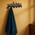 thumbnail image 4 of HELLOYOUNG 1pc Modern Wall-Mounted Key Holder – Sleek Metal Key Hook Rack with Powder-Coated Finish, Space-Saving Entryway Organizer – Minimalist Key Storage, Durable & Stylish Wall Decor, 4 of 5