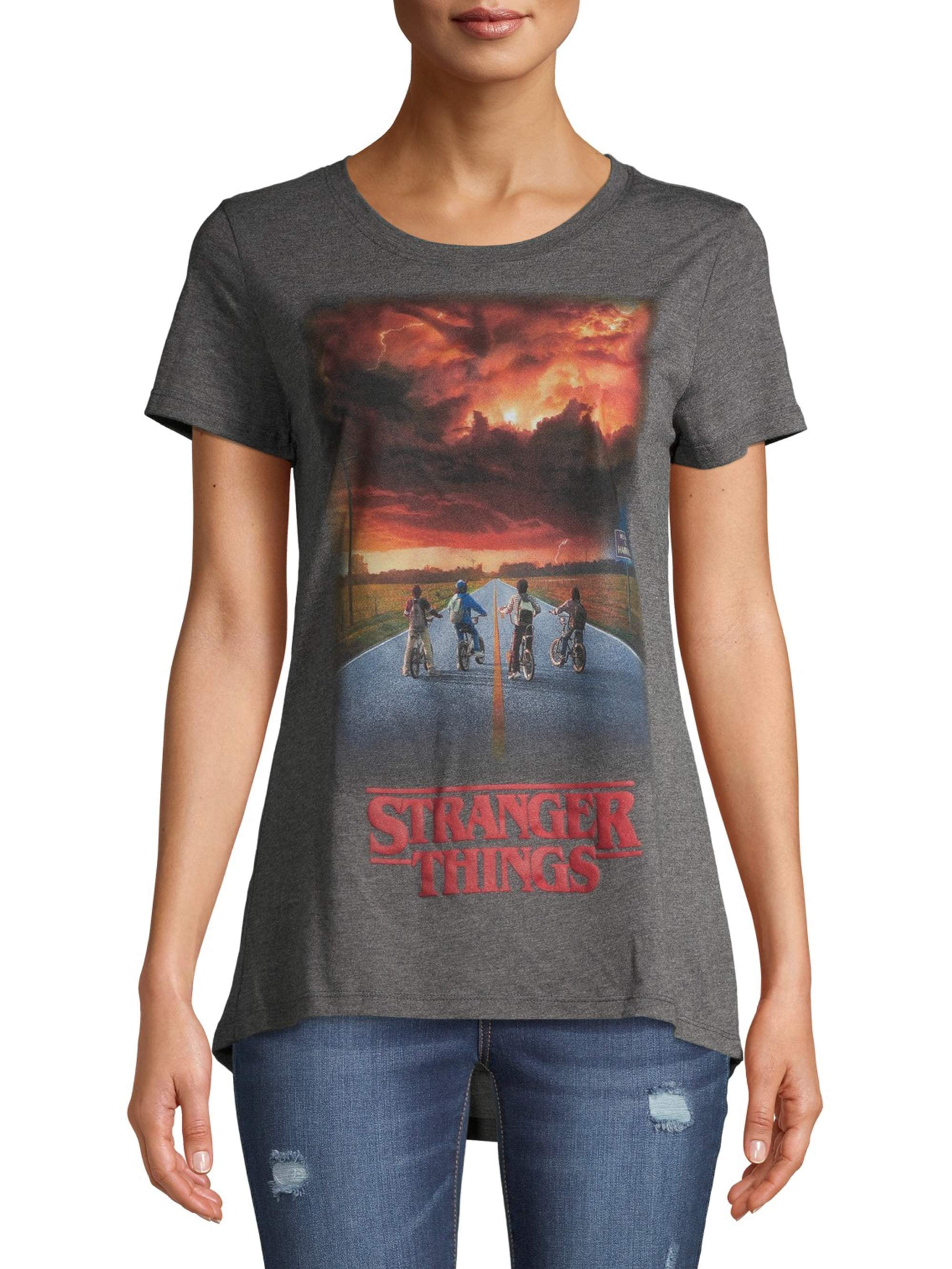Stranger Things Stranger Things Juniors' Short Sleeve Graphic TShirt