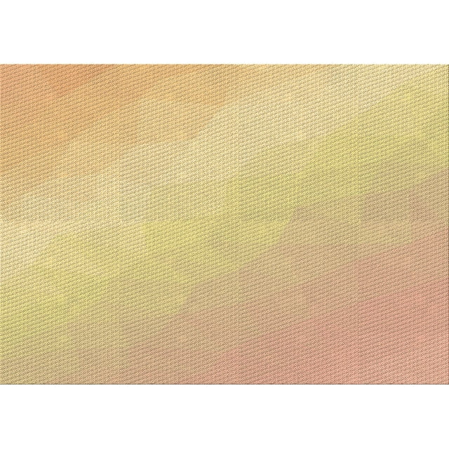 Ahgly Company Tapis Rectangulaire Lavable en Machine Intérieur Transitionnel GoldenRod Or, 2 Pieds x 5 Pieds