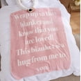 thumbnail image 3 of Get Well Gifts for Women - After Surgery Blanket with Inspirational Words Sympathy Gift for Elderly Adults Hug Soft Fleece Healing Blanket Blue 50x60 Inch, 3 of 5