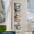 thumbnail image 3 of Sauder Homeplus Storage Cabinet Soft White Finish, 3 of 15