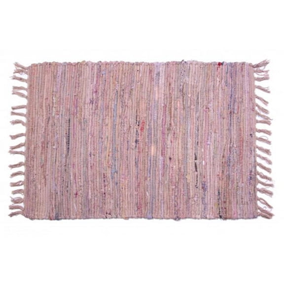 Mr. MJs Trading AG-66310-48x72 48 x 72 in. Chindi Rug, Taupe & Beige