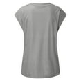 thumbnail image 5 of Fridja T-Shirts Amples Imprimés pour Femmes Col Rond Manches Courtes Décontractées, 5 of 5
