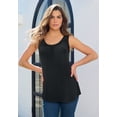 thumbnail image 2 of Roaman's Women's Plus Size Ultra Drape Tank Top, 2 of 6