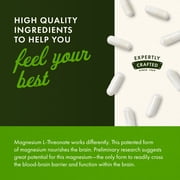 Swanson Magnesium L-Threonate - Mineral Supplement Promoting Nervous System Health - May Support Cognitive Health, Learning & Memory - (90 Veggie Capsules)