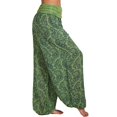 thumbnail image 2 of Pantalones de harén de pierna ancha para mujer Aladdin Boho Hippy Pantalones de yoga sueltos Tallas grandes-Verde-2XL Teléfono móvil Teléfono móvil Accesorios para teléfonos móviles, 2 of 4