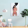 thumbnail image 4 of Kim Kardashian Hot Girl Sexy Poster (35) Wall Art Poster Gifts Bedroom Prints Home Decor Hanging Picture Canvas Painting Posters 16x24inch(40x60cm), 4 of 6